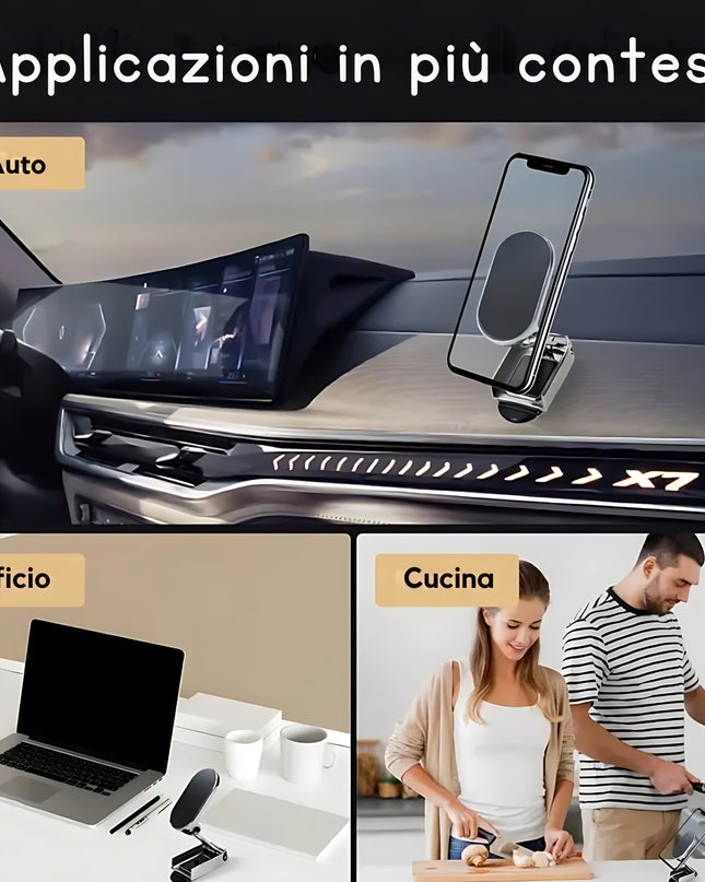 Supporto Magnetico Auto – Ovale